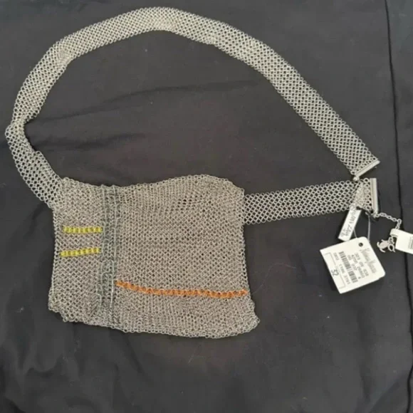 Chanel Vintage Spring 1999 Beaded Chainmail Bum Bag- NWT - Picture 2 of 9